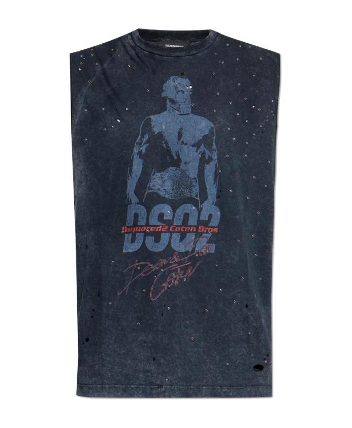 

Футболка без рукавов Dsquared2, синий