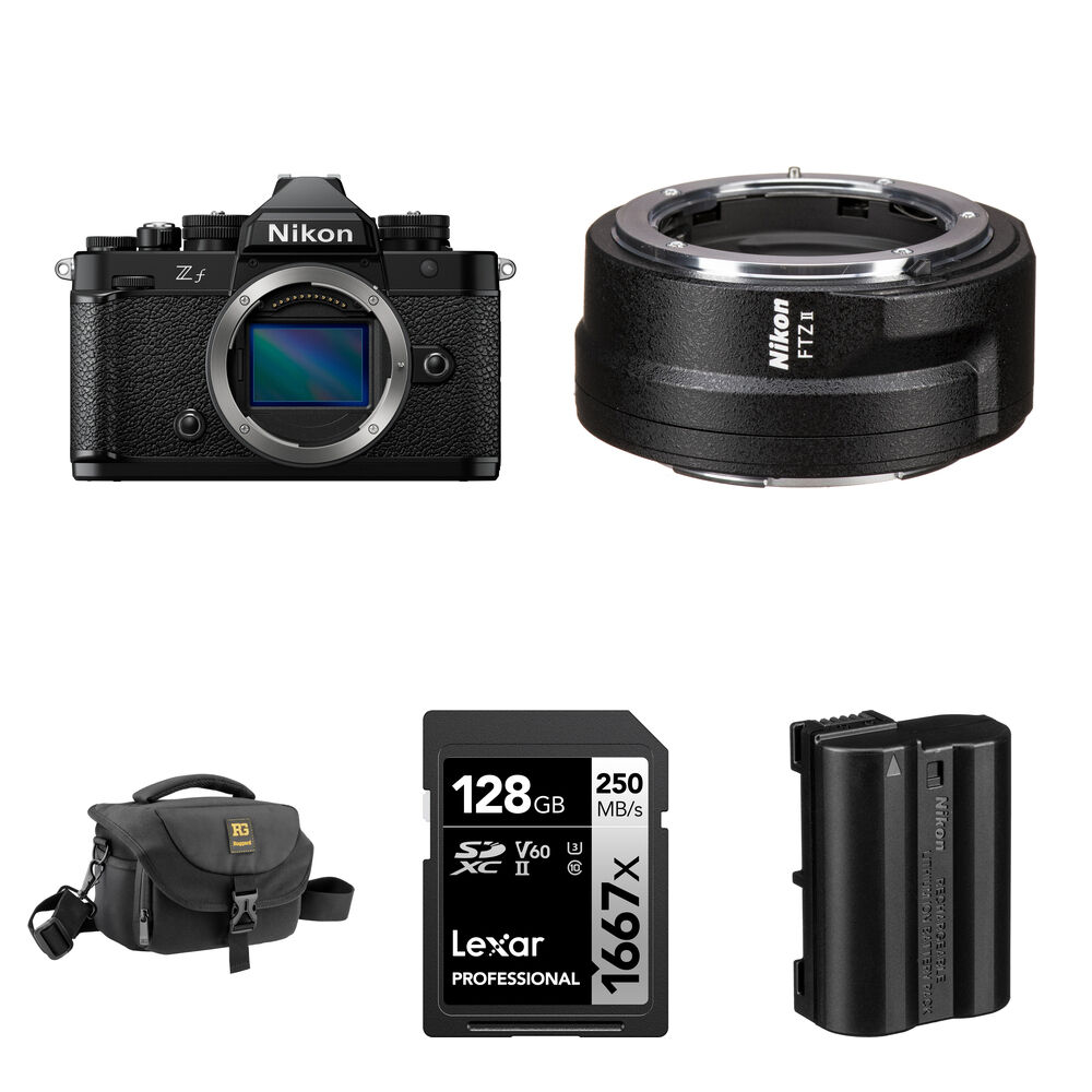 

Беззеркальная камера Nikon Zf Mirrorless Camera with FTZ II Mount Adapter and