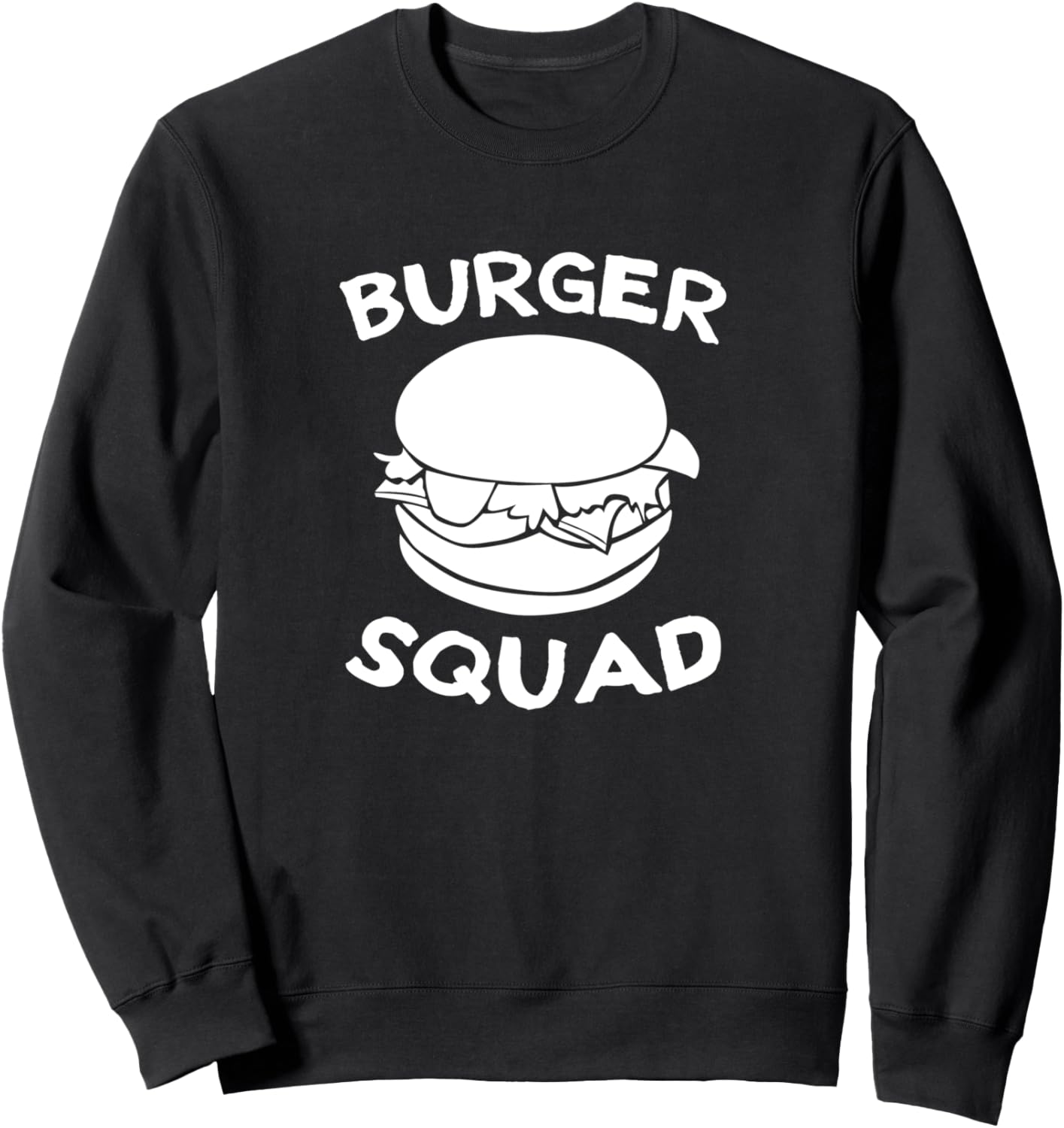 

Burger Squad - Забавная толстовка для любителей бургеров, черный