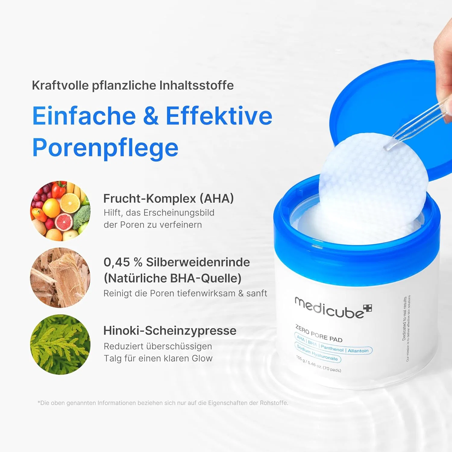 Тоник Medicube — Двусторонние тонер-пэды «Zero Pore Pad . » от — фото 4