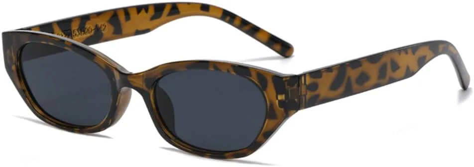 

Солнцезащитные очки LVTFCO в стиле «кошачий глаз» конфетных цветов, модный тренд, треугольные ретро-очки для женщин, защита от УФ-излучения UV400, Leopard