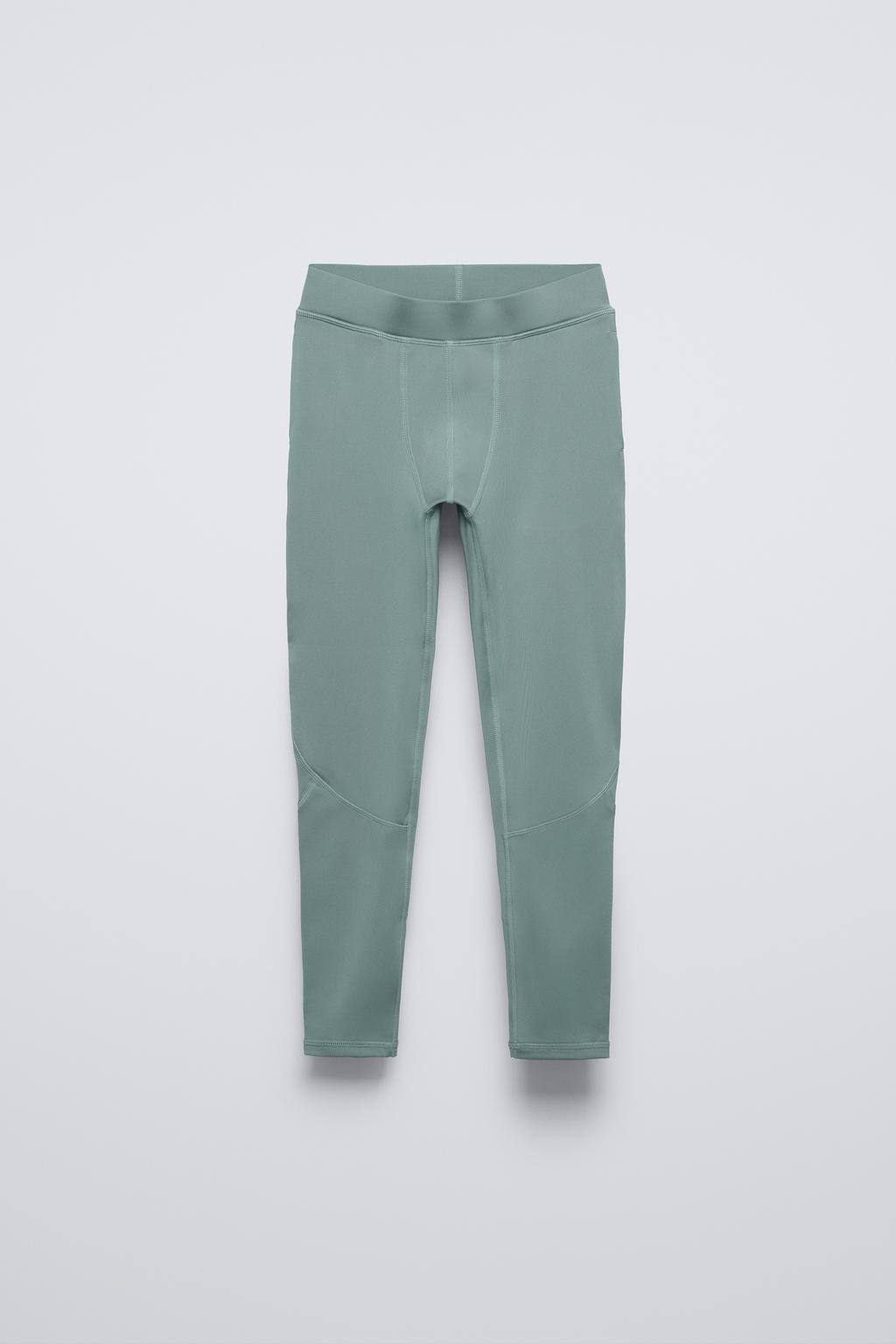 

Термальные леггинсы из лыжной коллекции ZARA, цвет Blue/Green