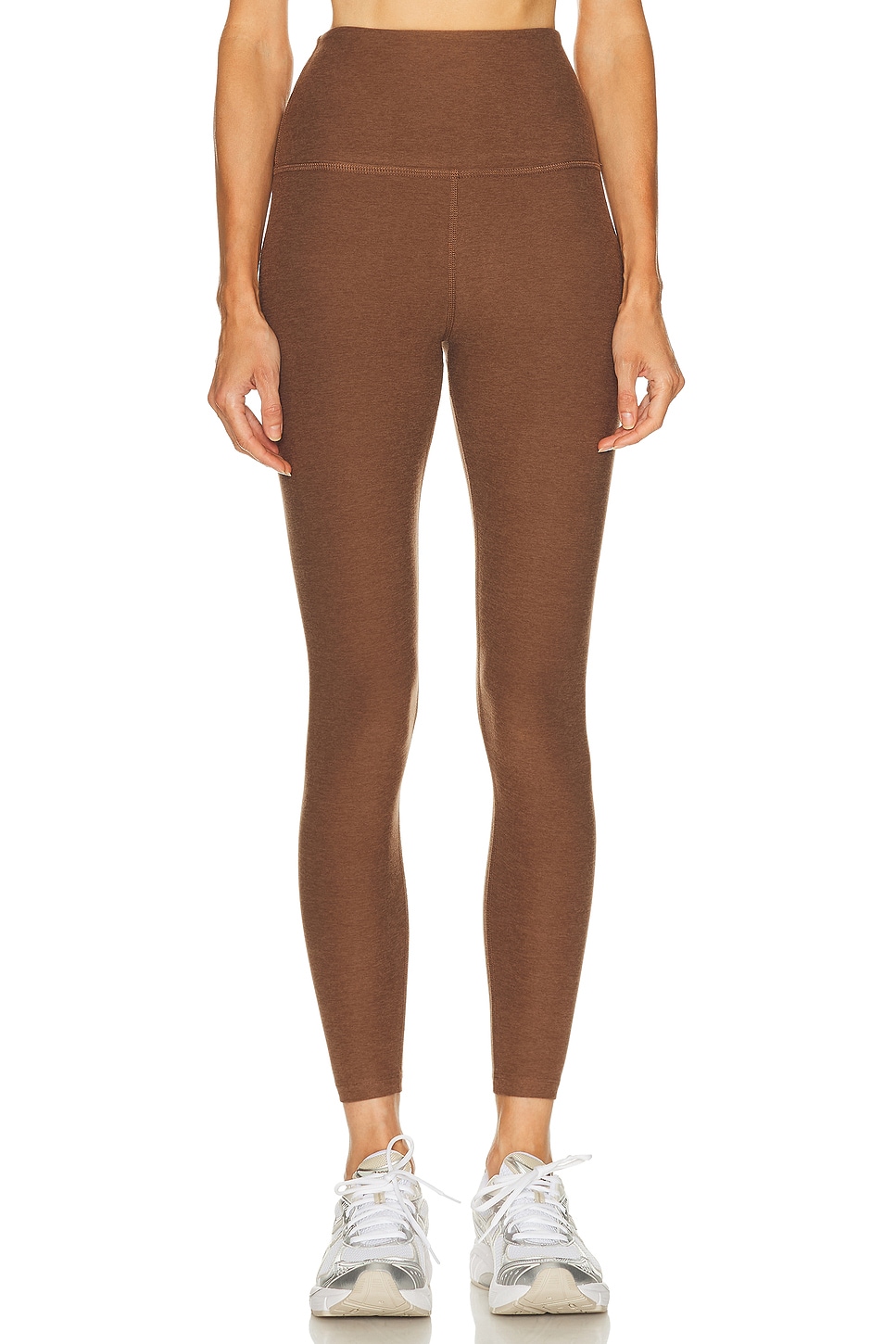

Spacedye Caught In The Midi Леггинсы с высокой талией Beyond Yoga, True Chocolate Heather
