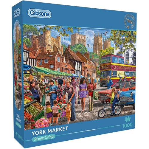 

Пазлы Gibsons – York Market – 1000 Piece Jigsaw Puzzle