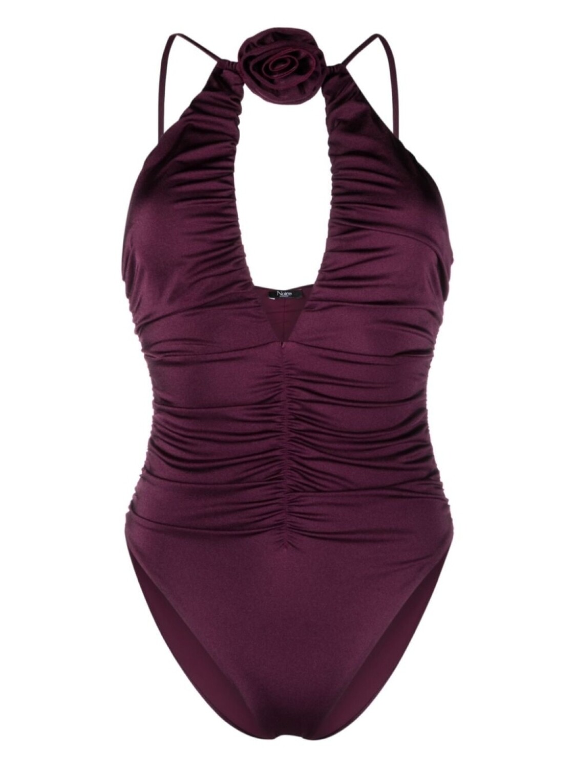 

Noire Swimwear купальник с цветочной аппликацией, фиолетовый