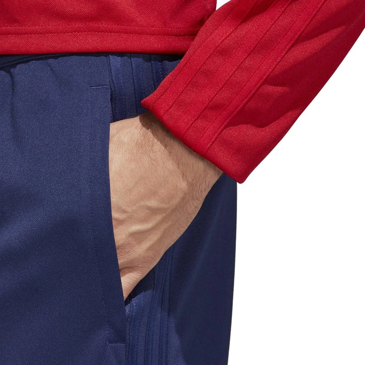 Мужские тренировочные брюки Adidas Condivo 18, черно-белые — фото 4
