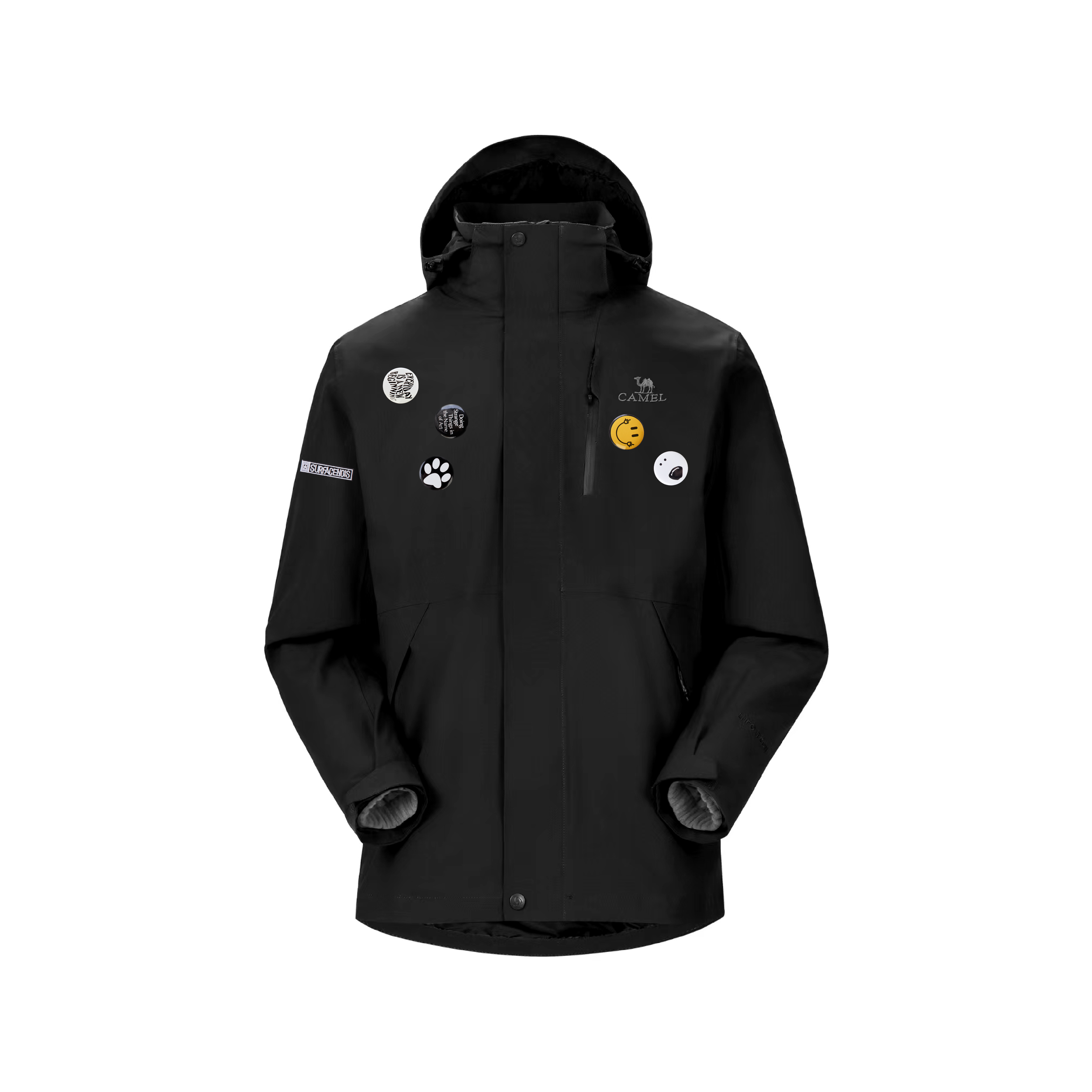 

Ветровка All weather Waterproof And Windproof Unisex CAMEL, phantom черный