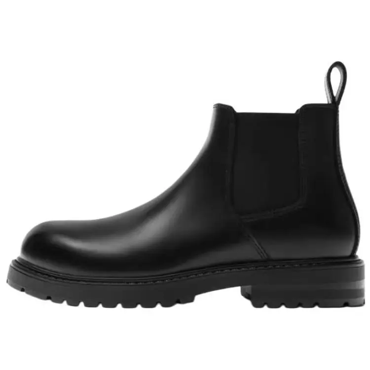 

ZARA Короткие мужские ботинки челси, черные