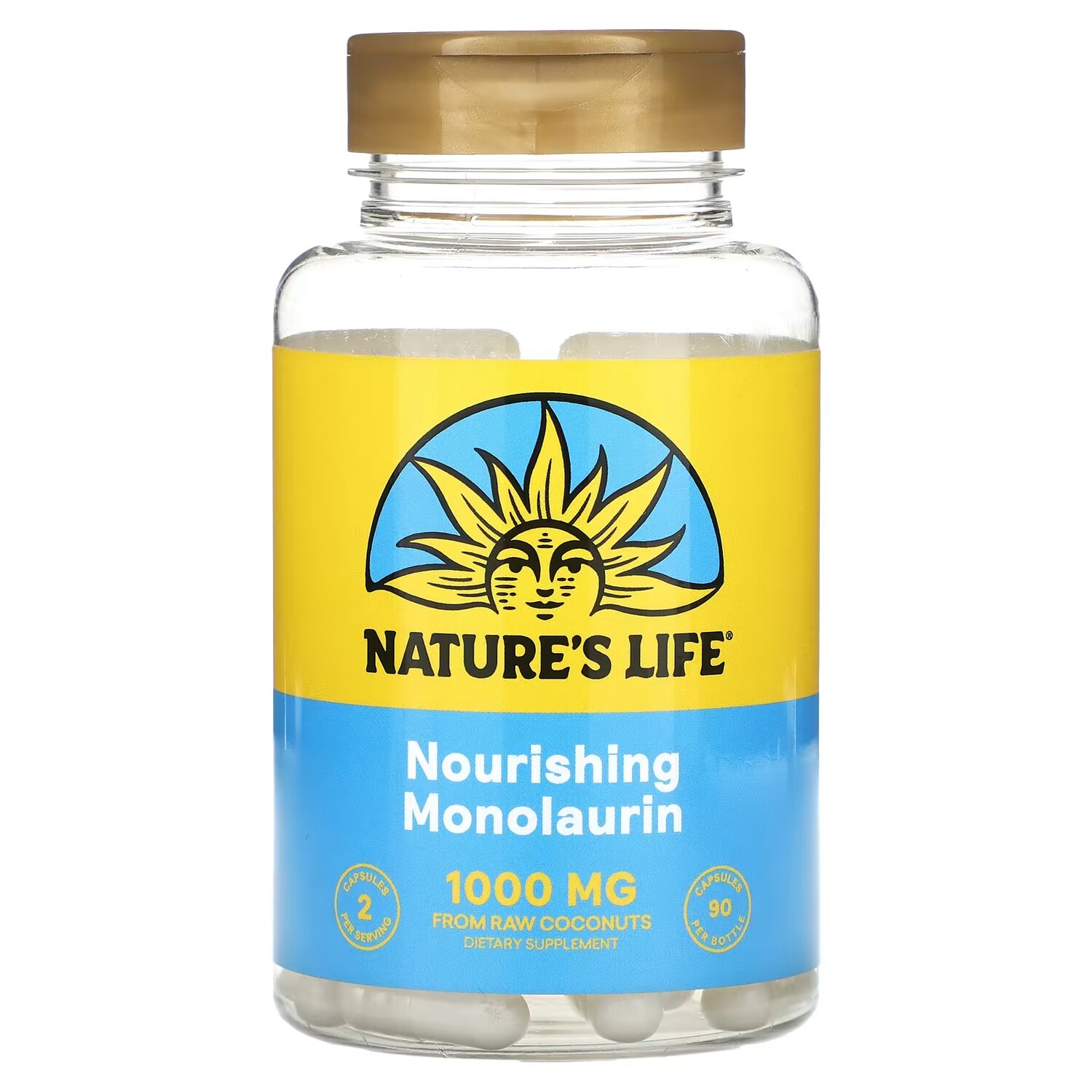 

Монолаурин Nature's Life, 90 капсул