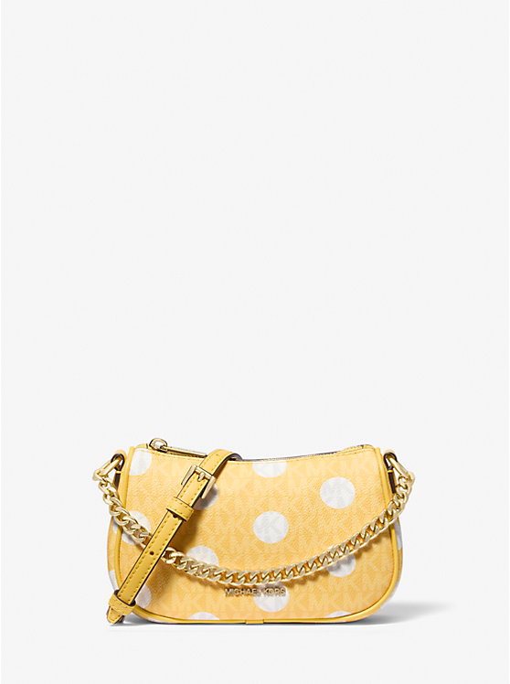 

Маленькая клатч Carmela в горошек и фирменный логотип Michael Kors, желтый