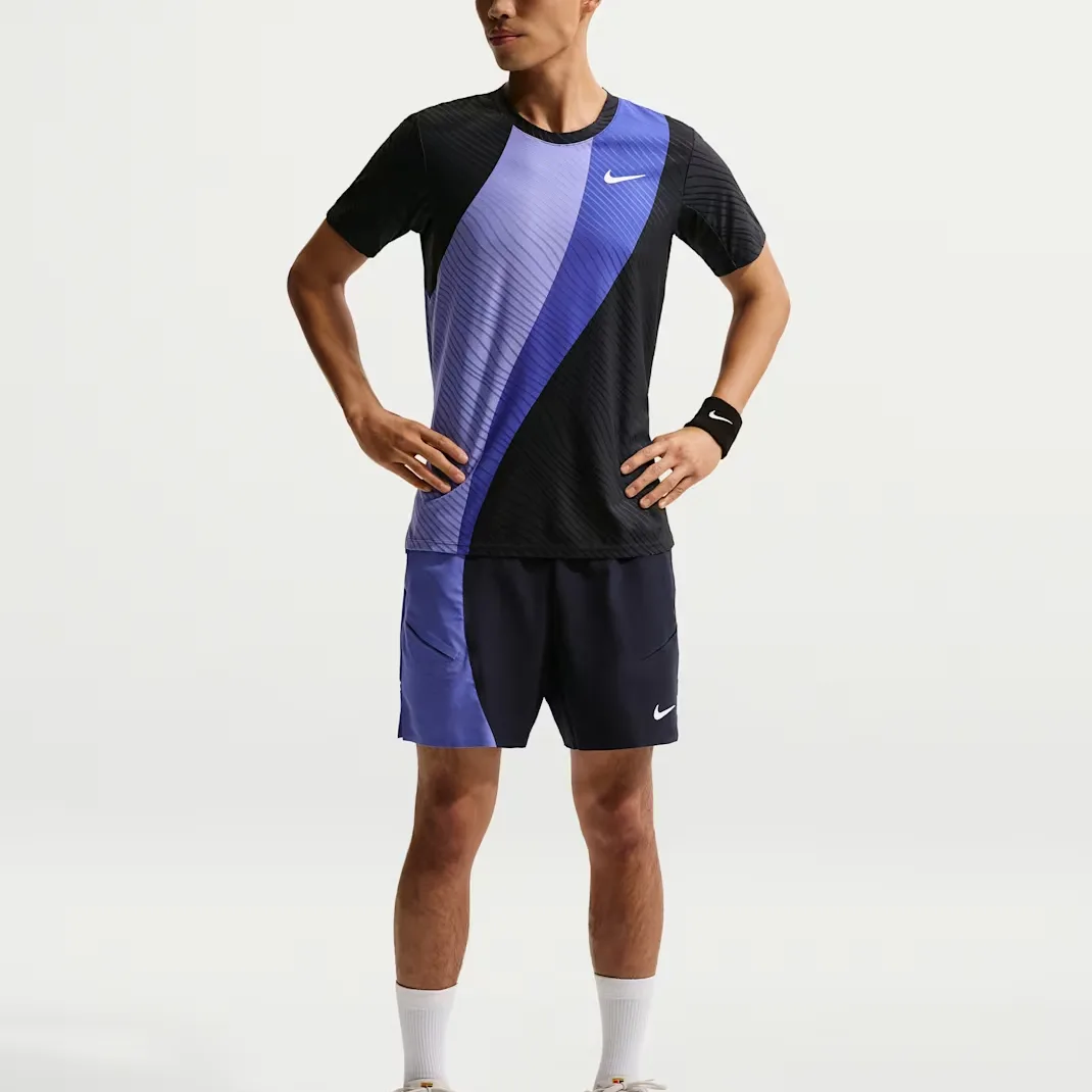 Футболка Court Slam FW25 мужская Nike, Sapphire Blue/Obsidian Color/White — фото 3