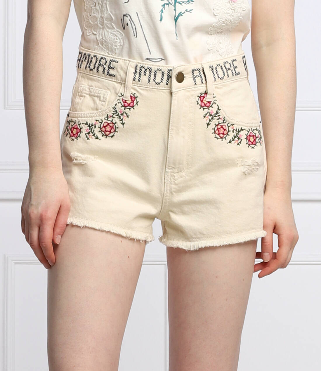 

Шорты Desigual laguna regular fit, кремовый
