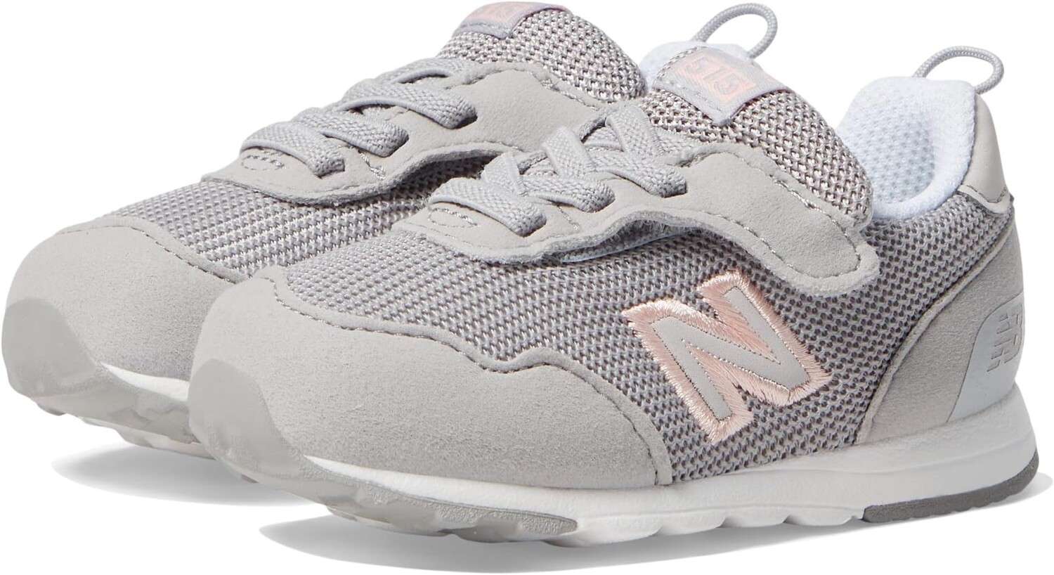 

Кроссовки 515 New-B Hook-and-Loop New Balance, цвет Rain Cloud/Pink Haze