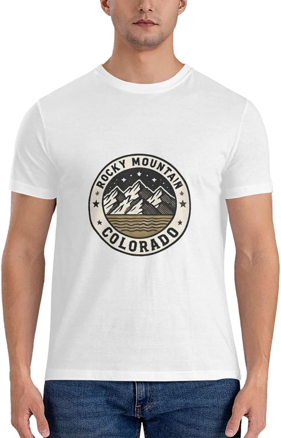 

Футболка Cotton Casual Rocky Mountain Colorado WXENAIEDK
