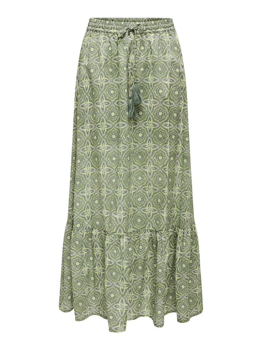 

Юбка макси ONLY Skirt ONLMiley, цвет green/pastel green/light green