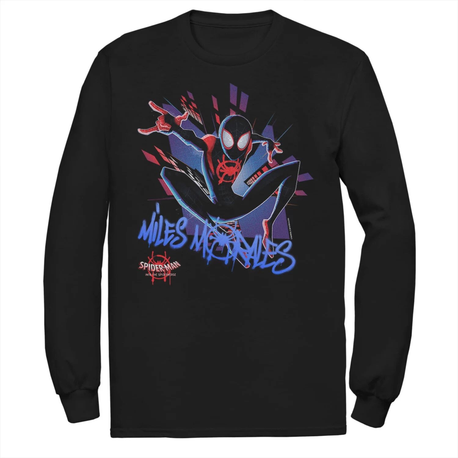 

Мужская футболка Marvel Spiderverse Spidey Graffiti Explosion Licensed Character