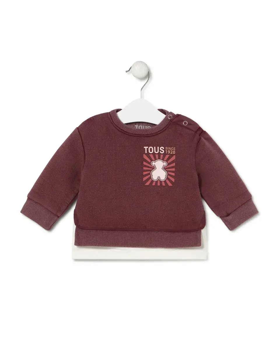 

Детская хлопковая толстовка TOUS с 1920 года Tous, гранатовый