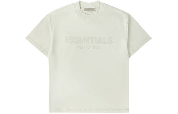 Футболка fw21 3d logo tee 'mozzarella' Fear Of God Essentials, бежевый — фото 2