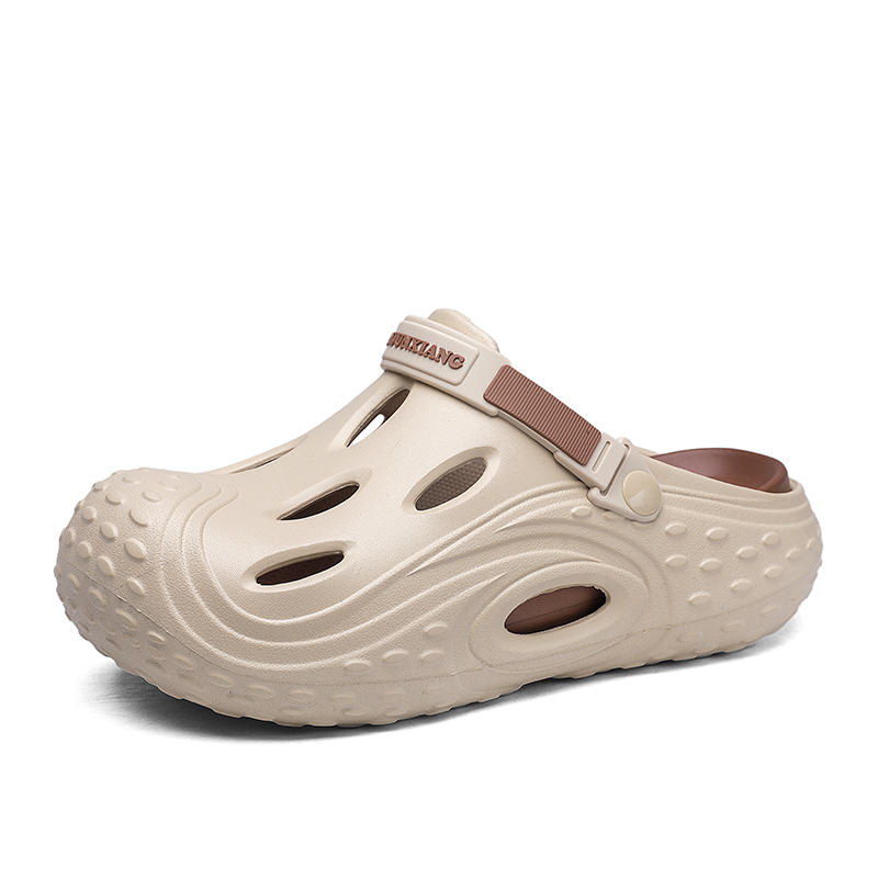 

KUPE Клоги унисекс бежево-коричневые, цвет Beige Brown