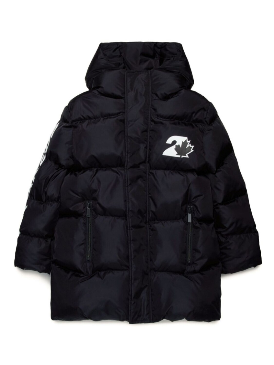 

DSQUARED2 KIDS пальто с логотипом, черный