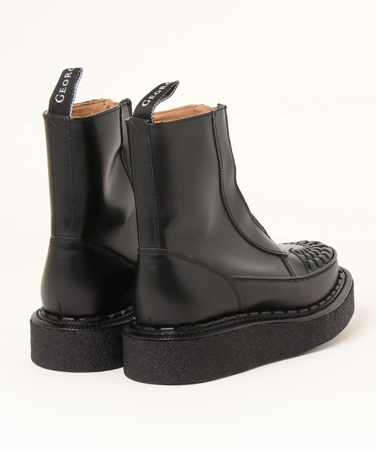 Ботинки SKIPTON ZIP BOOT от George Cox на молнии, чёрные — фото 2