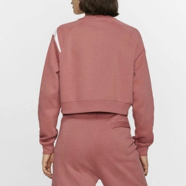 Свитера nsw swoosh crew флисовая толстовка Nike, розовый — фото 4