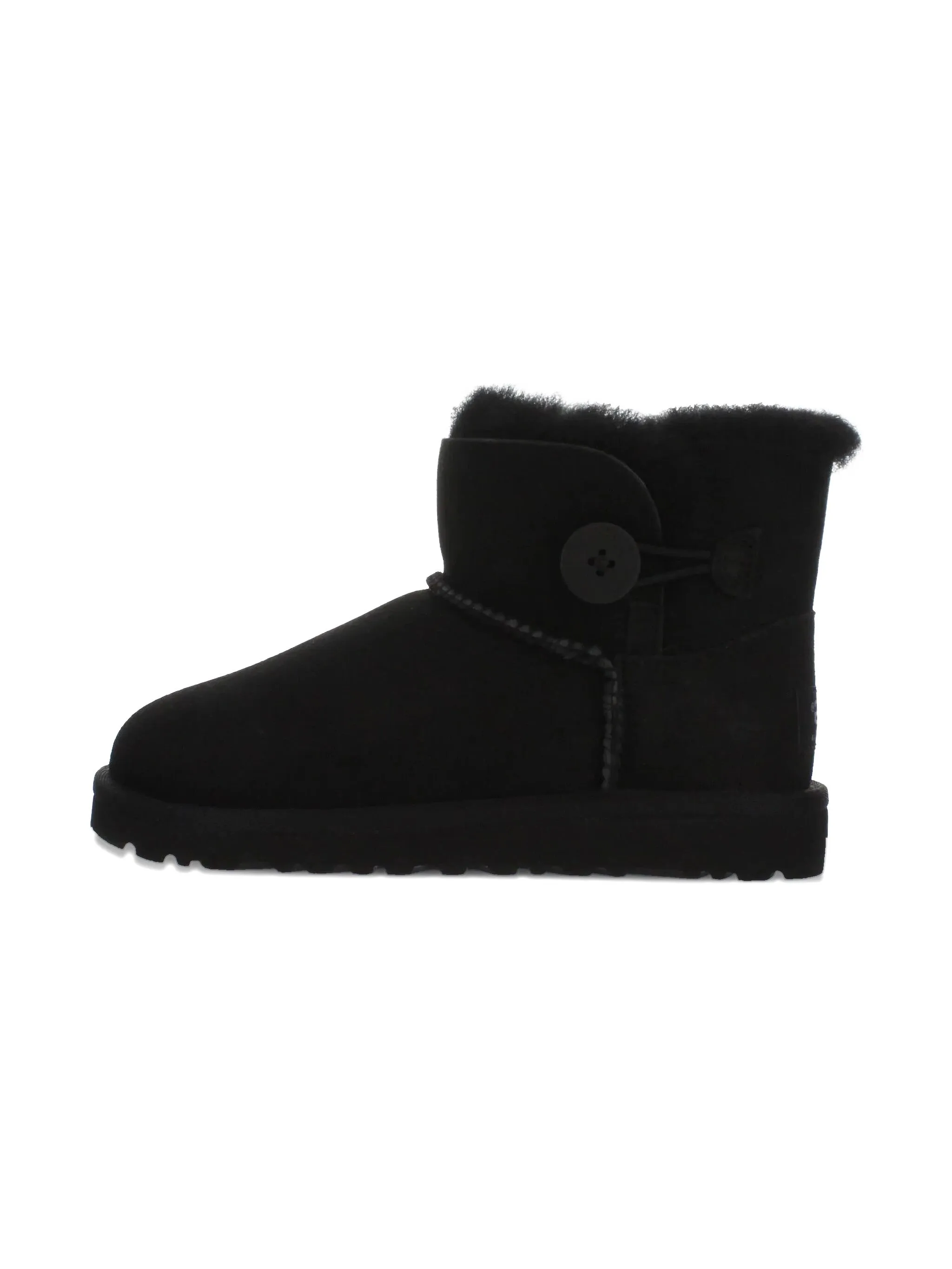 Мини-ботинки на пуговицах Bailey Ugg Kids, черный — фото 2