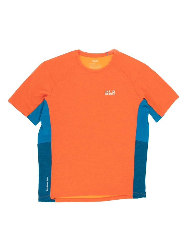 

Футболка Jack Wolfskin Narrows Sky Tee Men, оранжевый
