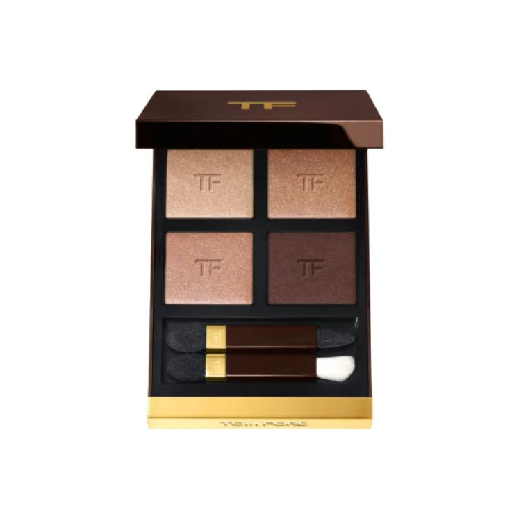 

TOM FORD Тени для век TF Phantom 4 цвета легко растушевываются велюровые натуральные #47Olive Smoke/#48Peach Glamour