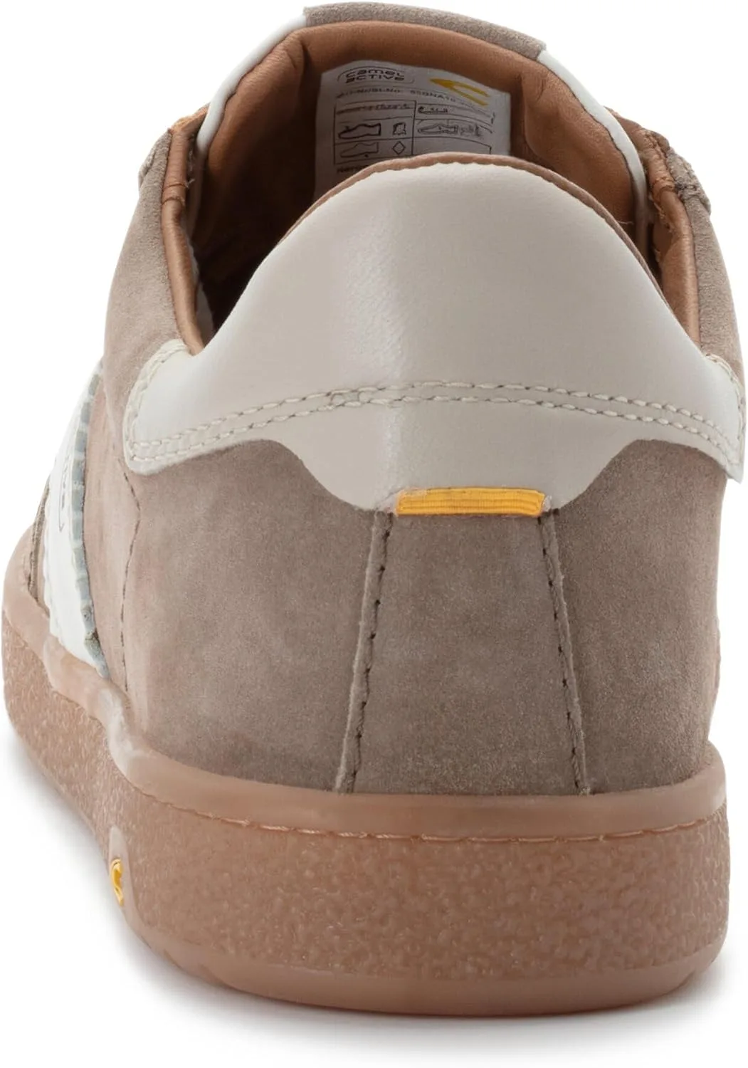 Мужские замшевые кроссовки Camel Active, белый/бежевый — фото 4