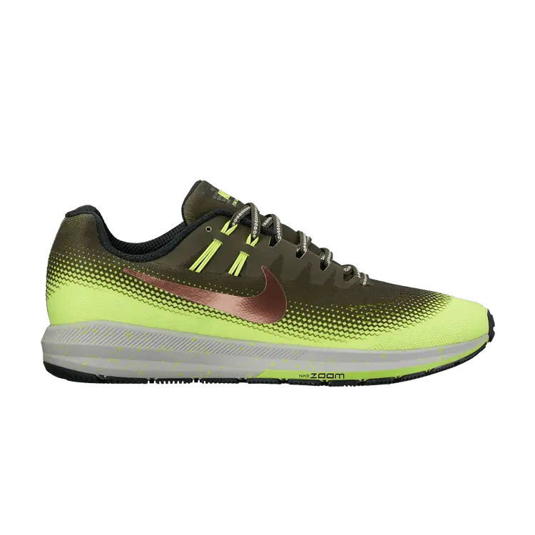 

Кроссовки Nike Air Zoom Structure 20 Shield 'Cargo Khaki Volt', зеленый