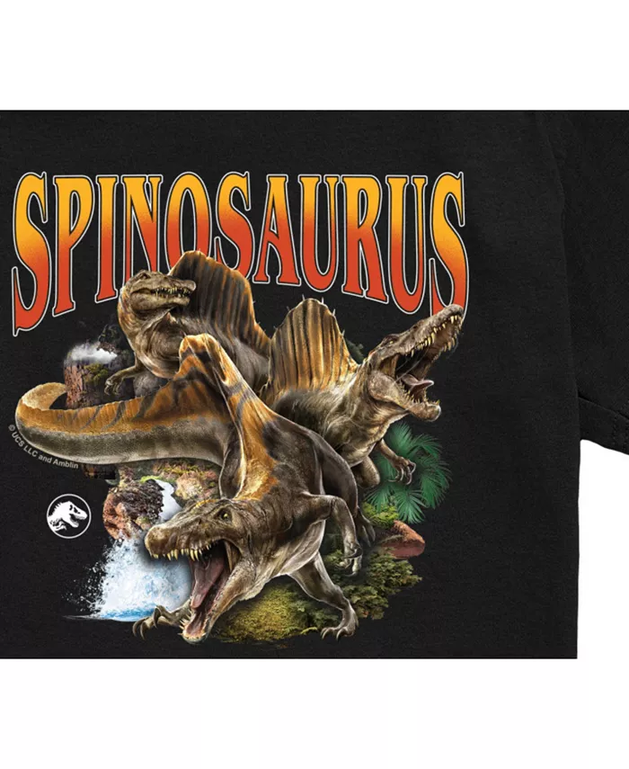 Футболка Big Boys Live Action Spinosaurus Jurassic Park, черный — фото 3