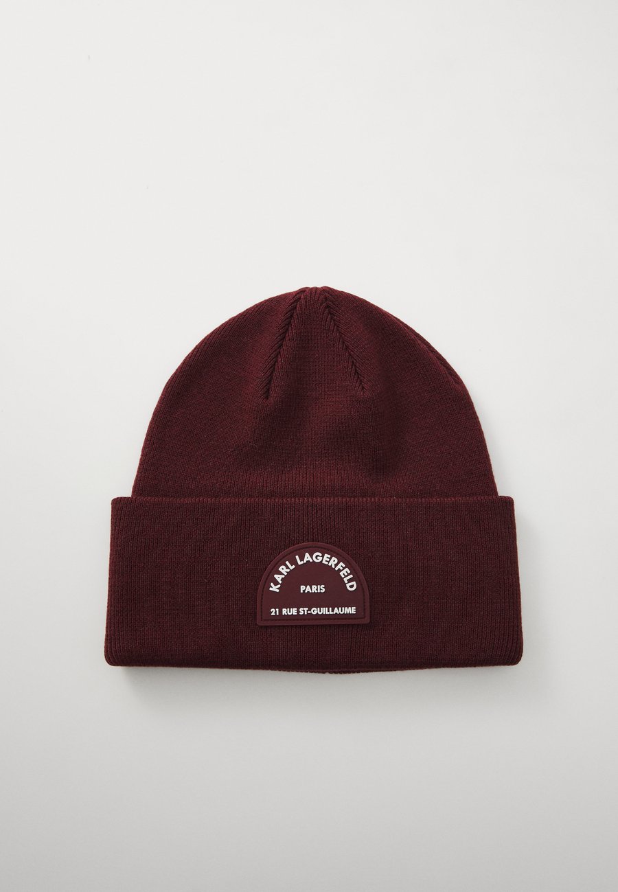 

Шапка KARL LAGERFELD BEANIE UNISEX, Windsor Burgundy/Bordeaux