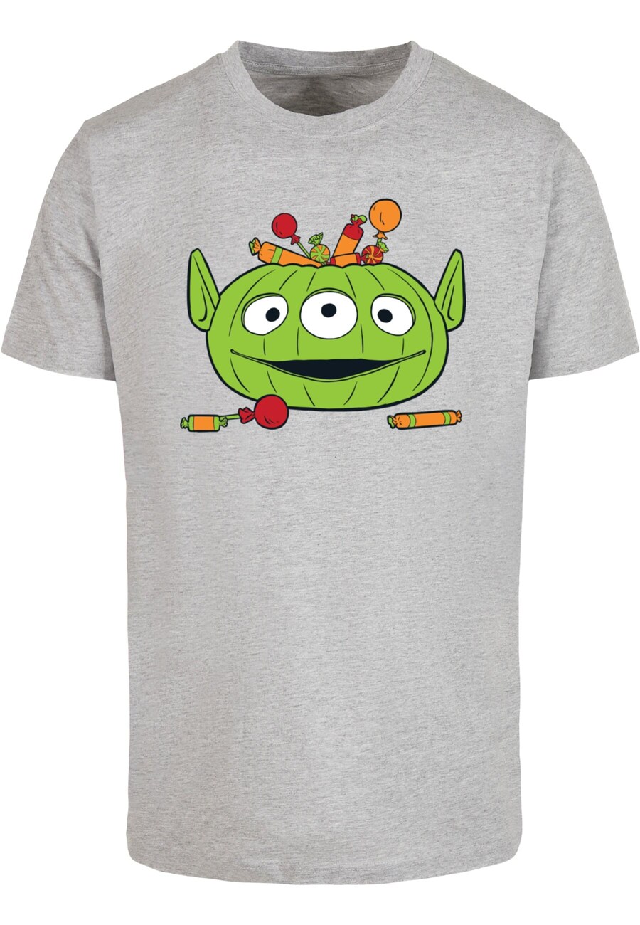 

Классическая футболка ABSOLUTE CULT Shirt Toy Story - Alien Halloween Pumpkin Basket, серый