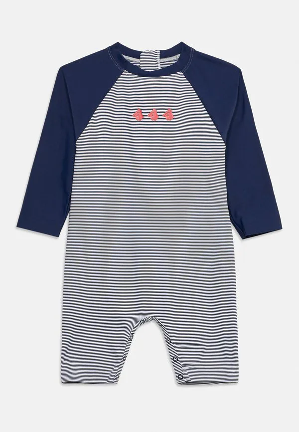 Комбинированный купальник унисекс с защитой от уф-излучения Petit Bateau, Soir/Marshmallow