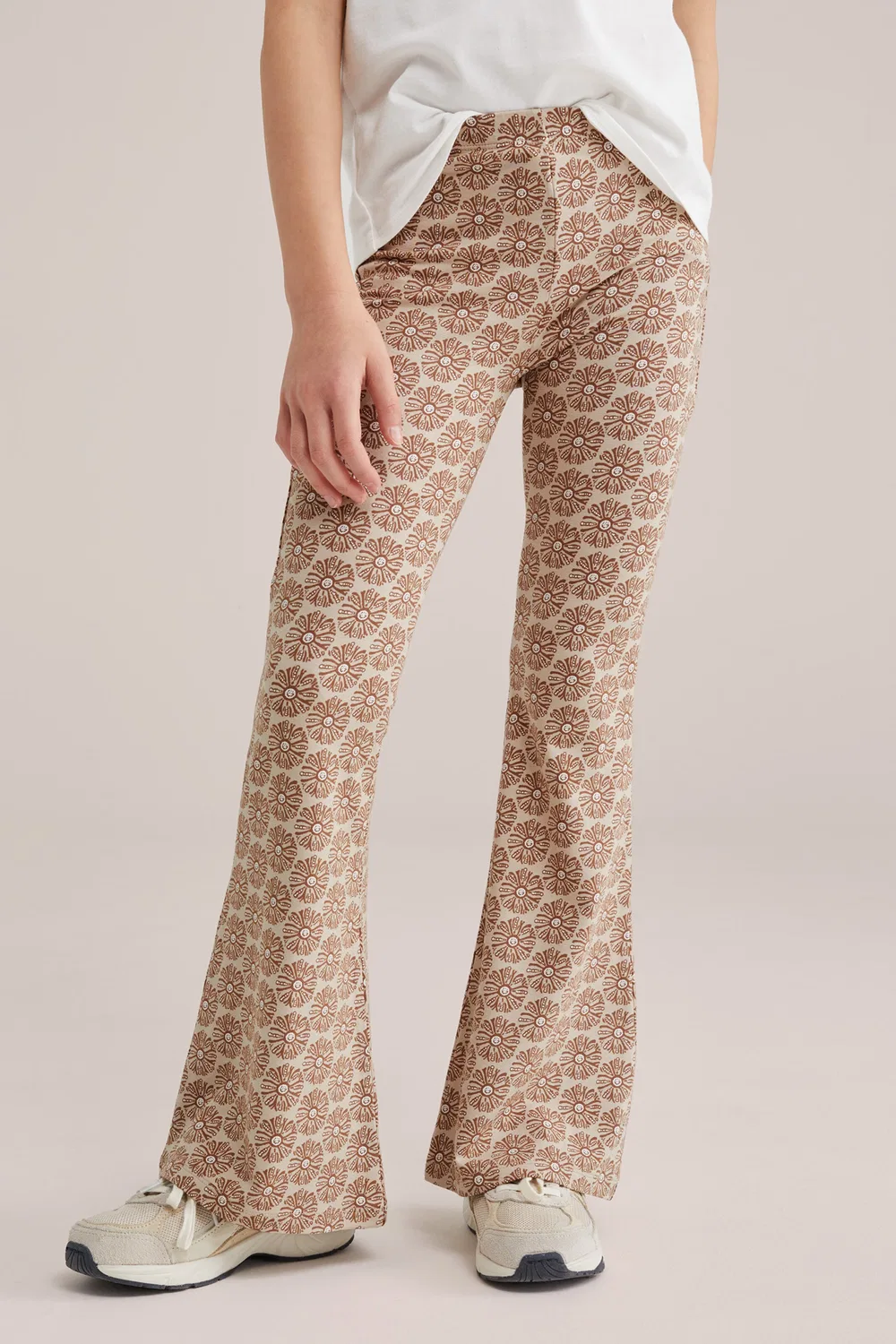 Леггинсы-клеш We Fashion, Beige — фото 3