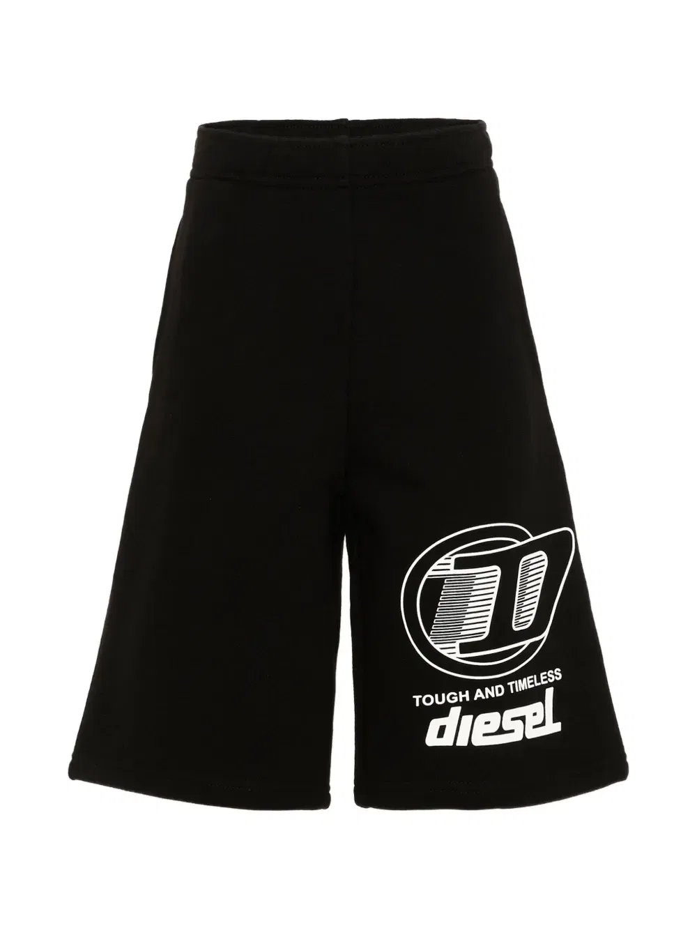 Шорты из джерси с логотипом Diesel Kids, черный