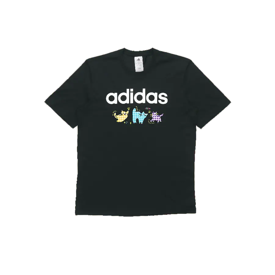 

Футболка Unisex с 3 полосками Adidas, черный