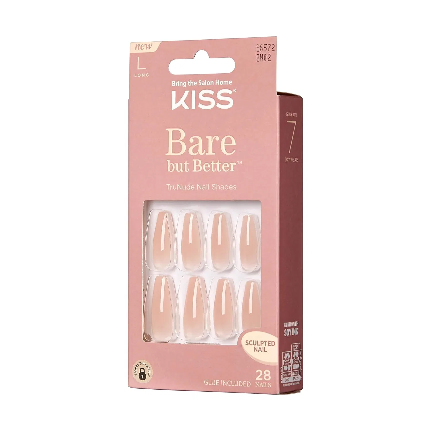 Накладные ногти «Bare-But-Better NudeDrama» от KISS Kiss, Beige Nude — фото 3