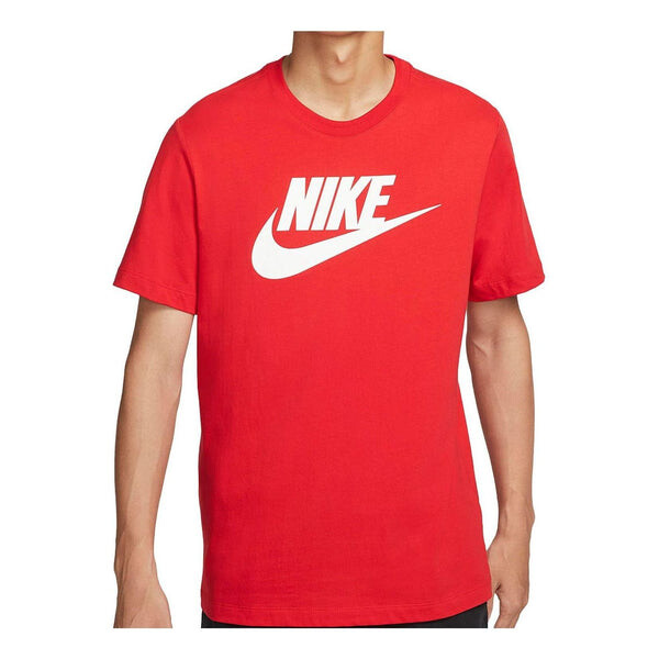 Футболка с логотипом, спортивная футболка Nike, красный — фото 2