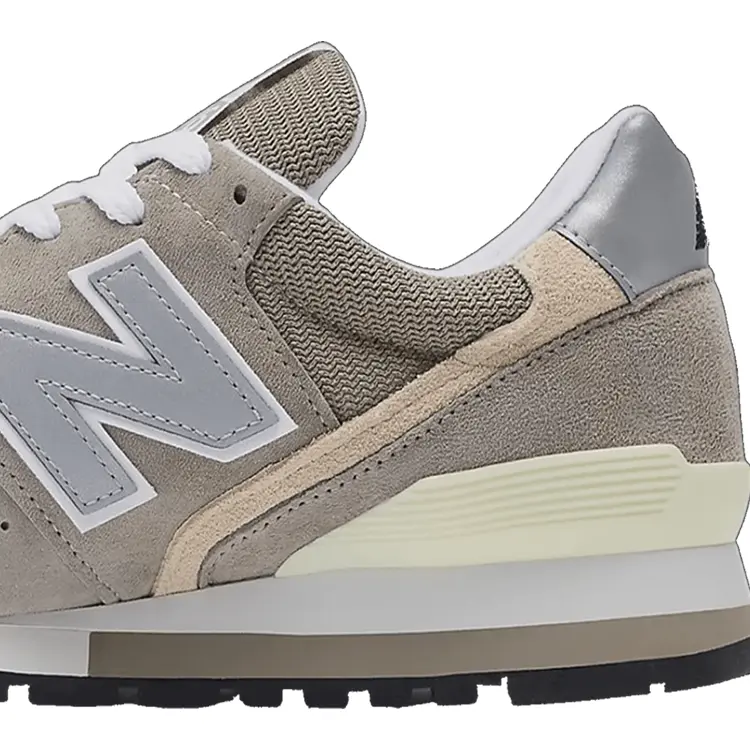 996 Сделано в Японии Серый New Balance, Серый Белый — фото 3
