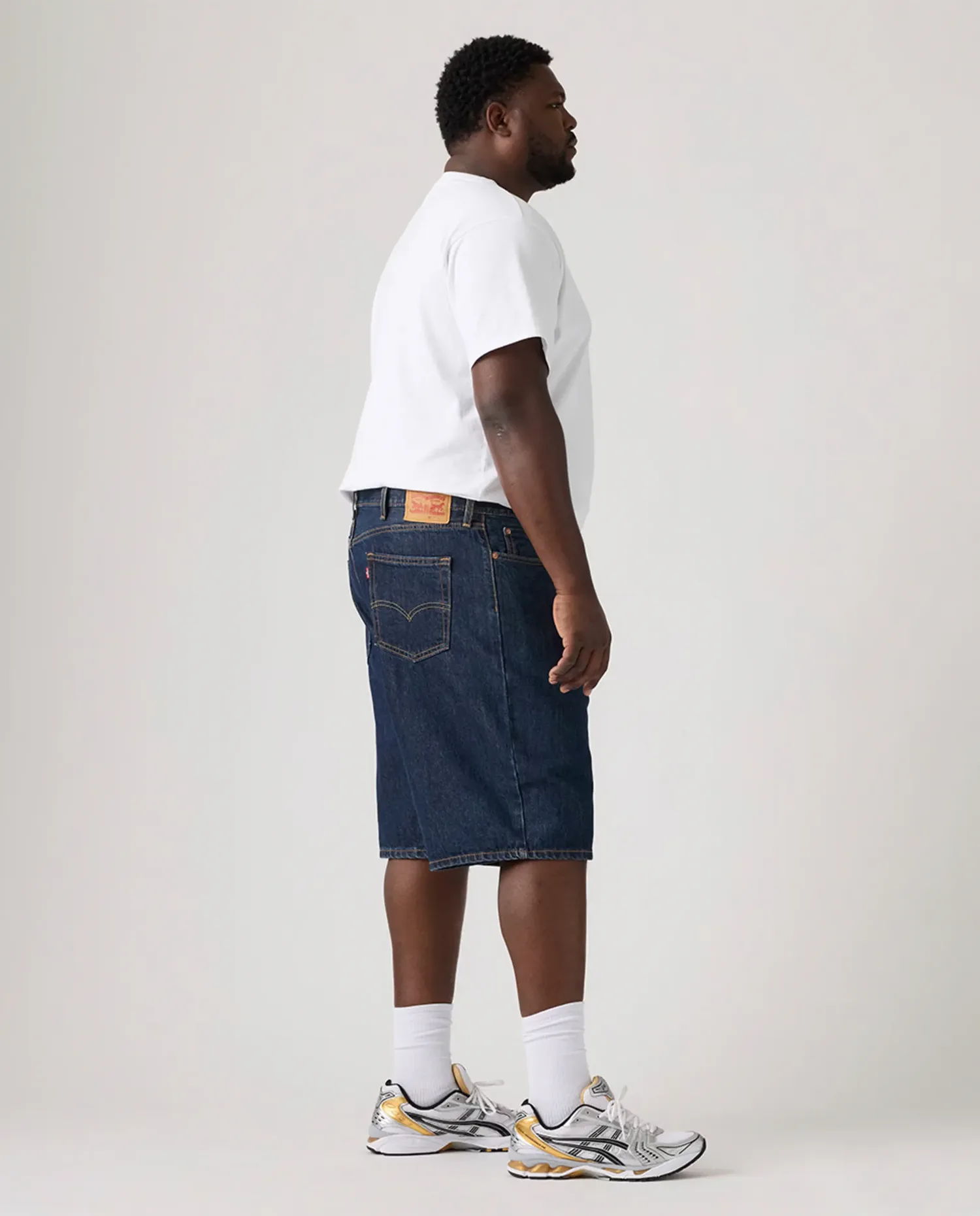 Бермуды для мужчин 469 Loose, большие размеры Levi's, темно-синий — фото 4