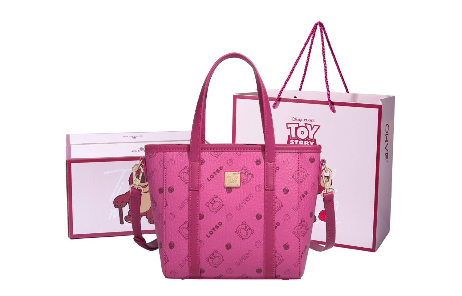 

Косметичка из ПВХ в серии "Медвежонок Клубничка" для женщин разноцветная Disney, розовый