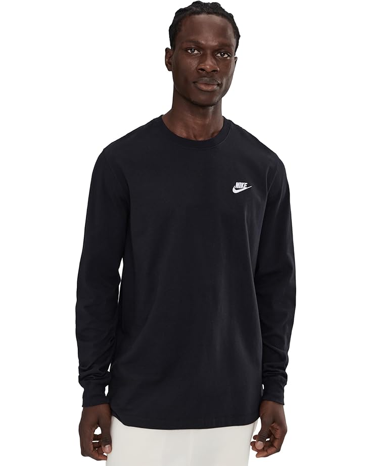 

Мужская футболка Nike NSW Long Sleeve Embroidered Futura, Black/White, Белый, Мужская футболка Nike NSW Long Sleeve Embroidered Futura, Black/White