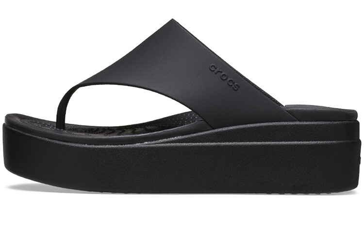 Шлепанцы и сланцы Crocs Brooklyn Flip 'Black' Women's