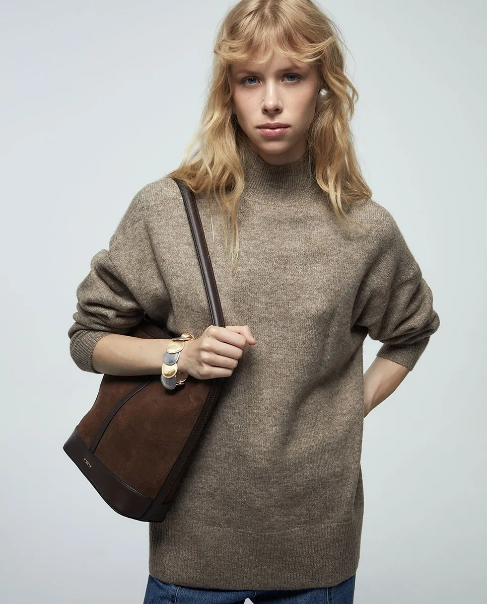 

Мягкий трикотаж Перкинс Sfera, коричневый