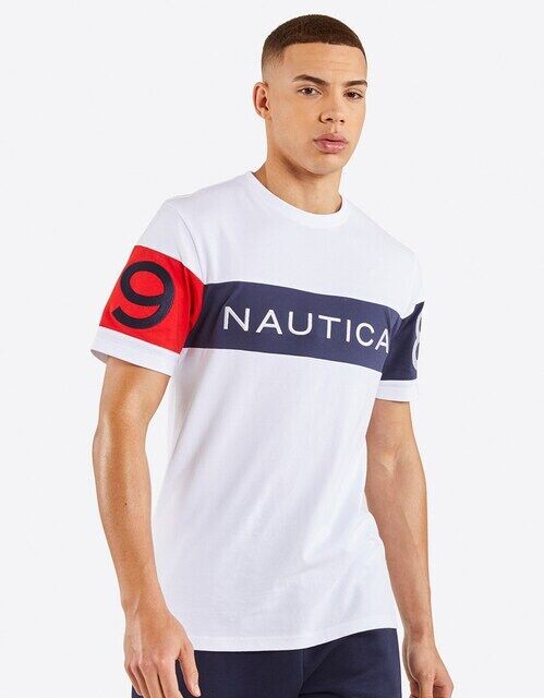 

Мужская футболка с короткими рукавами Nautica, белый