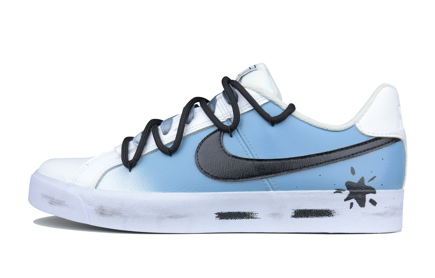 

Кроссовки для скейтбординга Court Royale, унисекс, низкие, синий/черный/белый Nike
