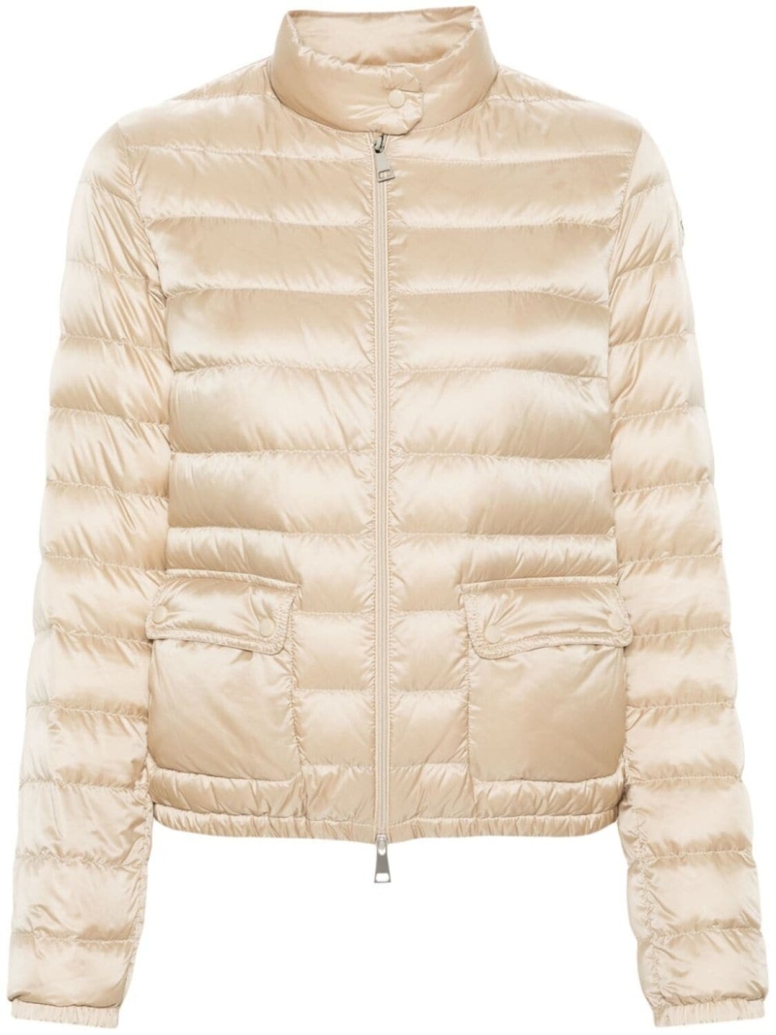 

Moncler пуховик с логотипом, нейтральный цвет