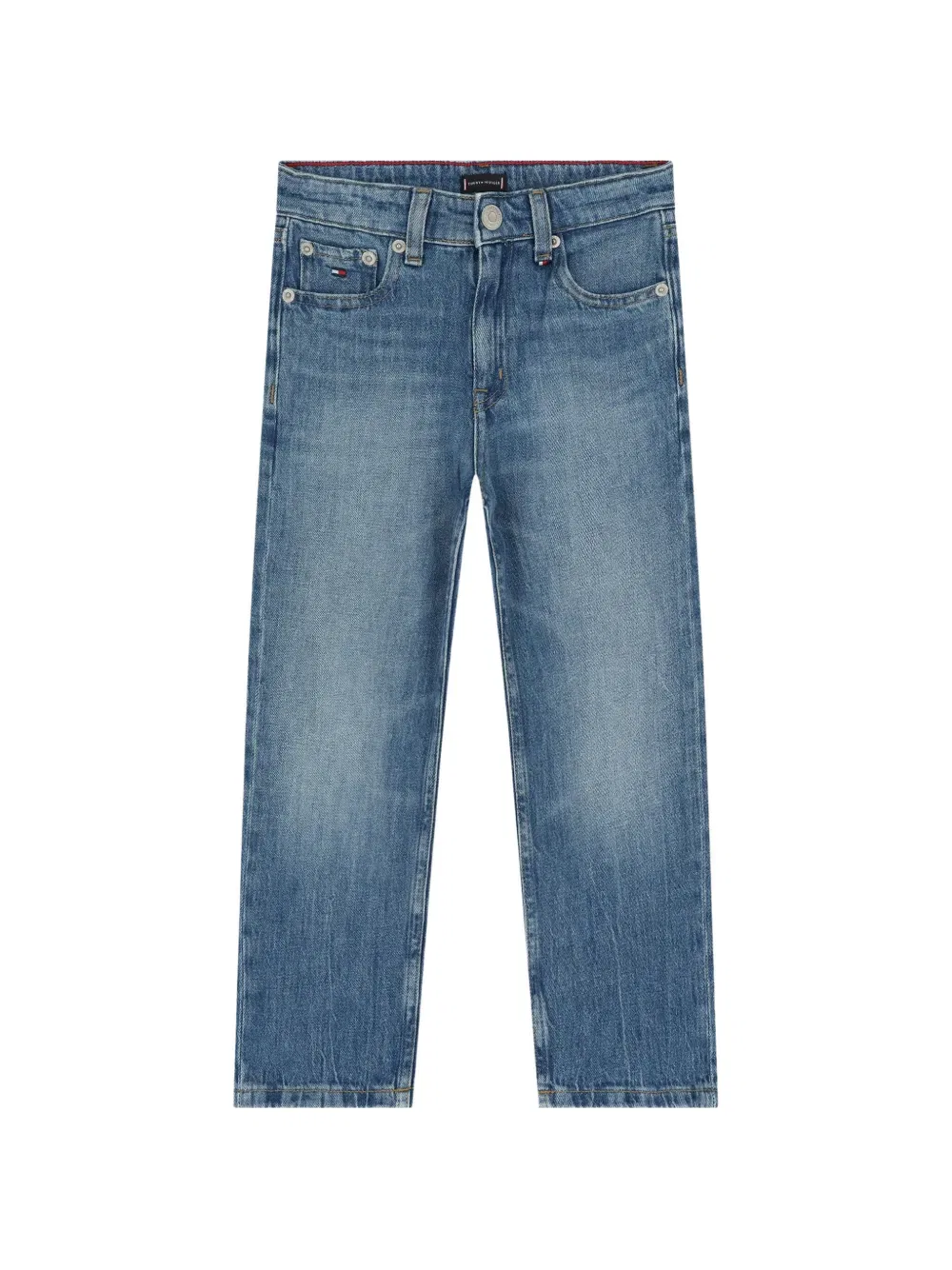 Джинсы прямого кроя Tommy Hilfiger Junior, синий